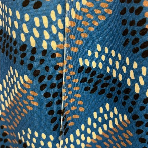 Size Large Women’s Set Blue Geometric Patterned Tracksuit - Picture 9 of 10